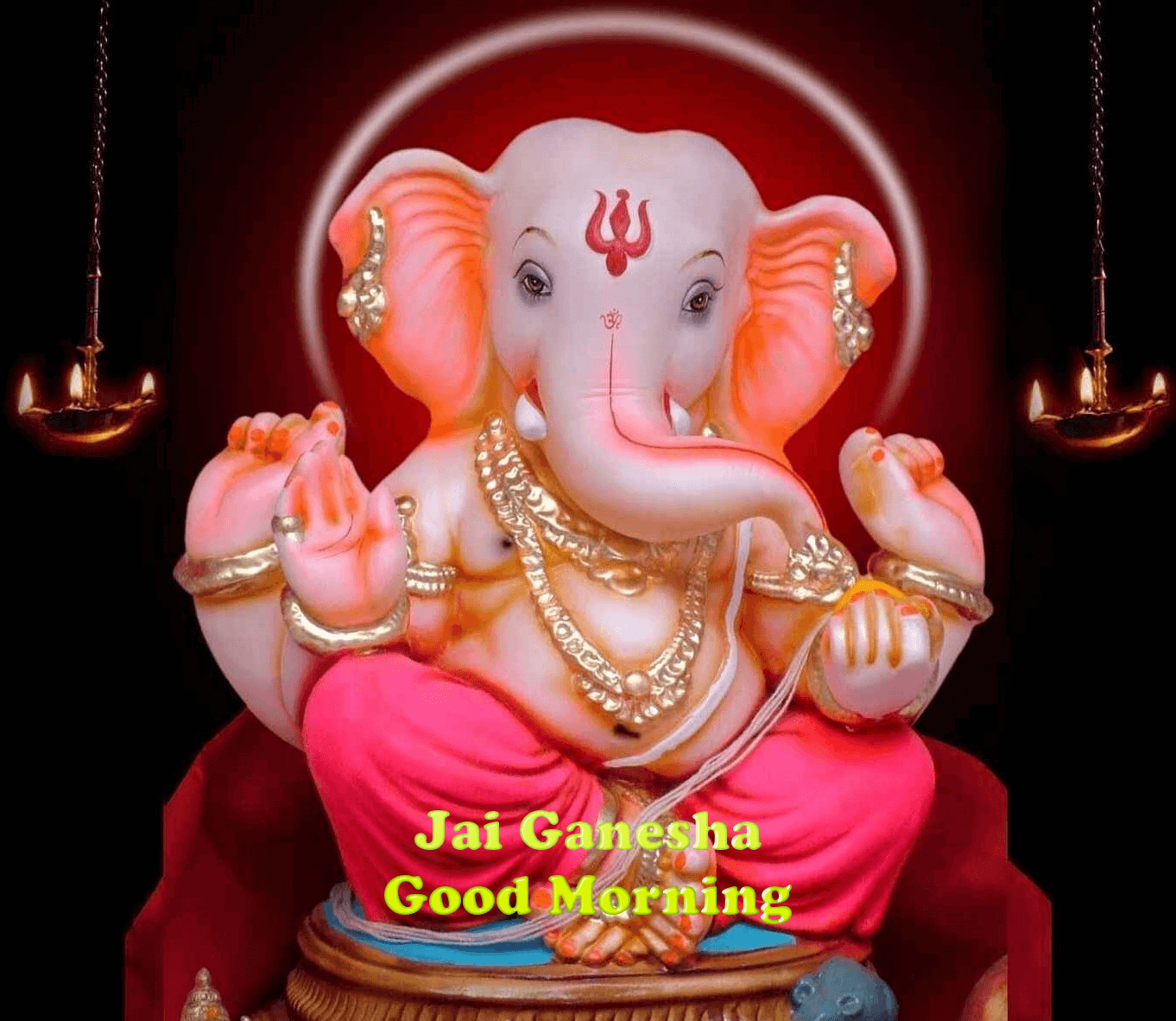 Good Morning Ganesha Big E-Cards