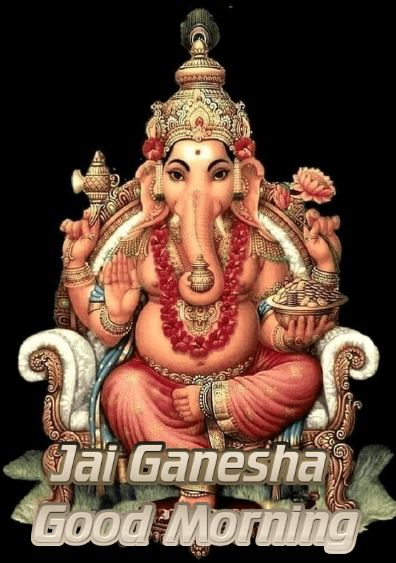 Good Morning Ganesha Cool Pik
