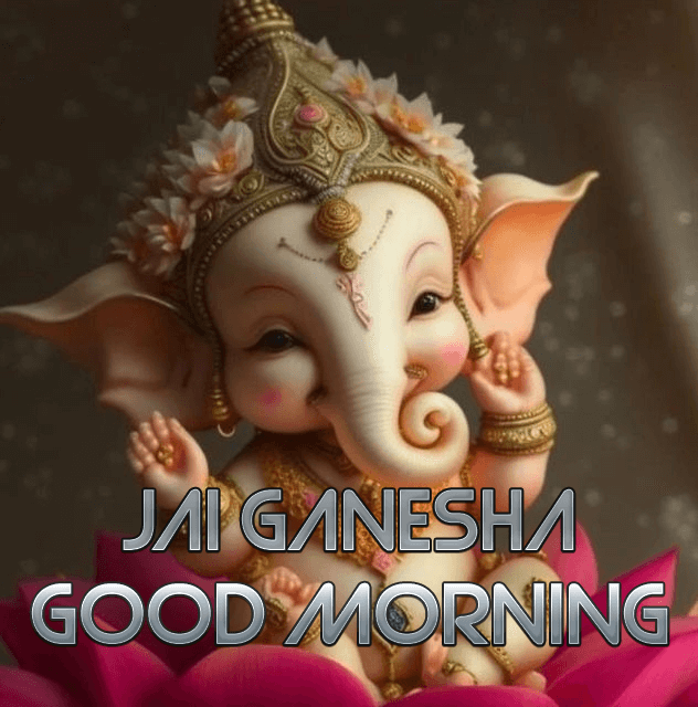 Good Morning Ganesha Peaceful Inspirational