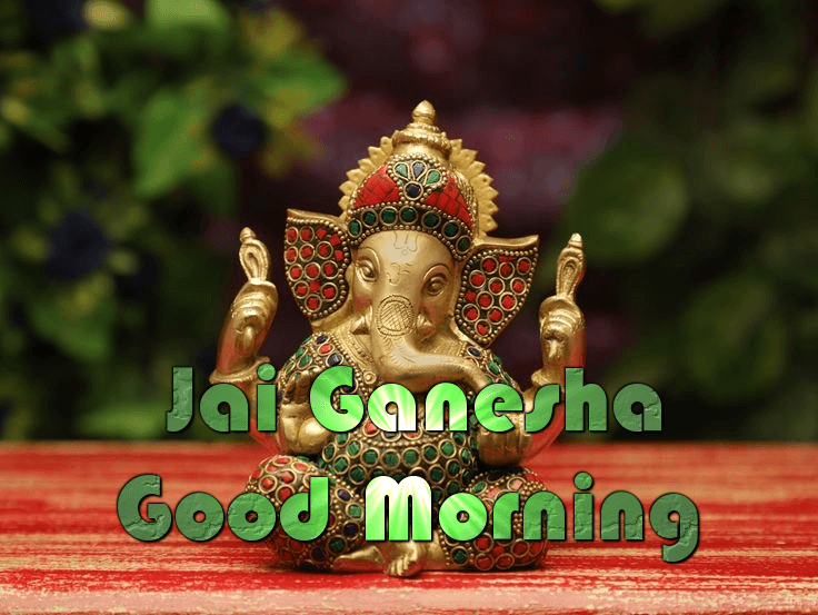 Good Morning Ganesha Pics Stamp