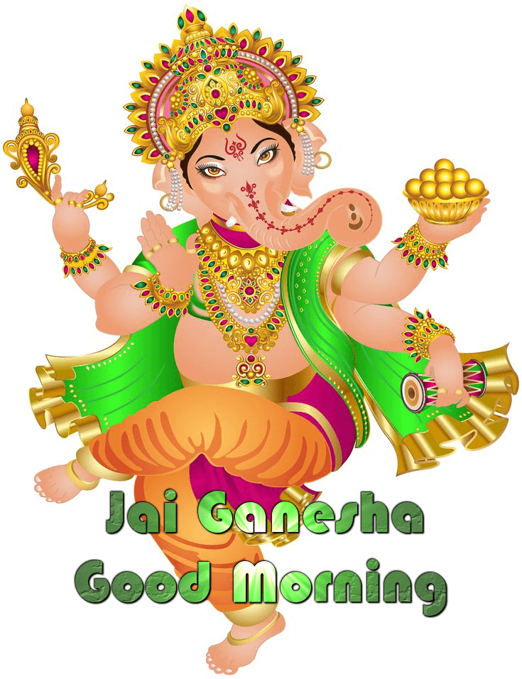 Good Morning Ganesha Smiling Hindu