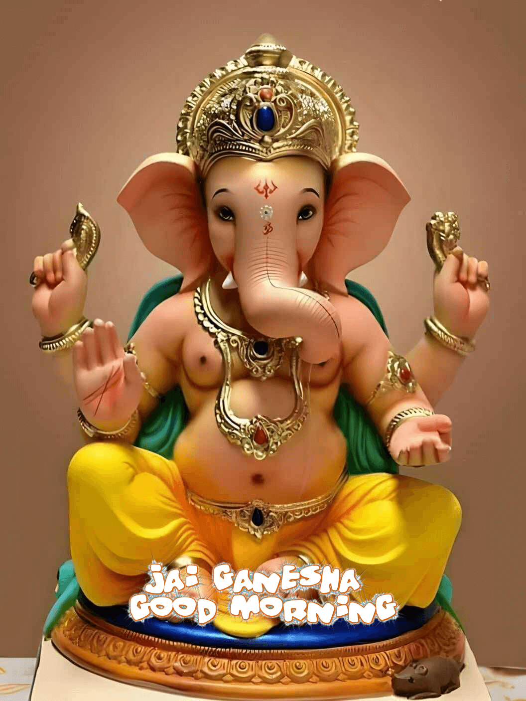 Good Morning Ganesha Symbol Cool