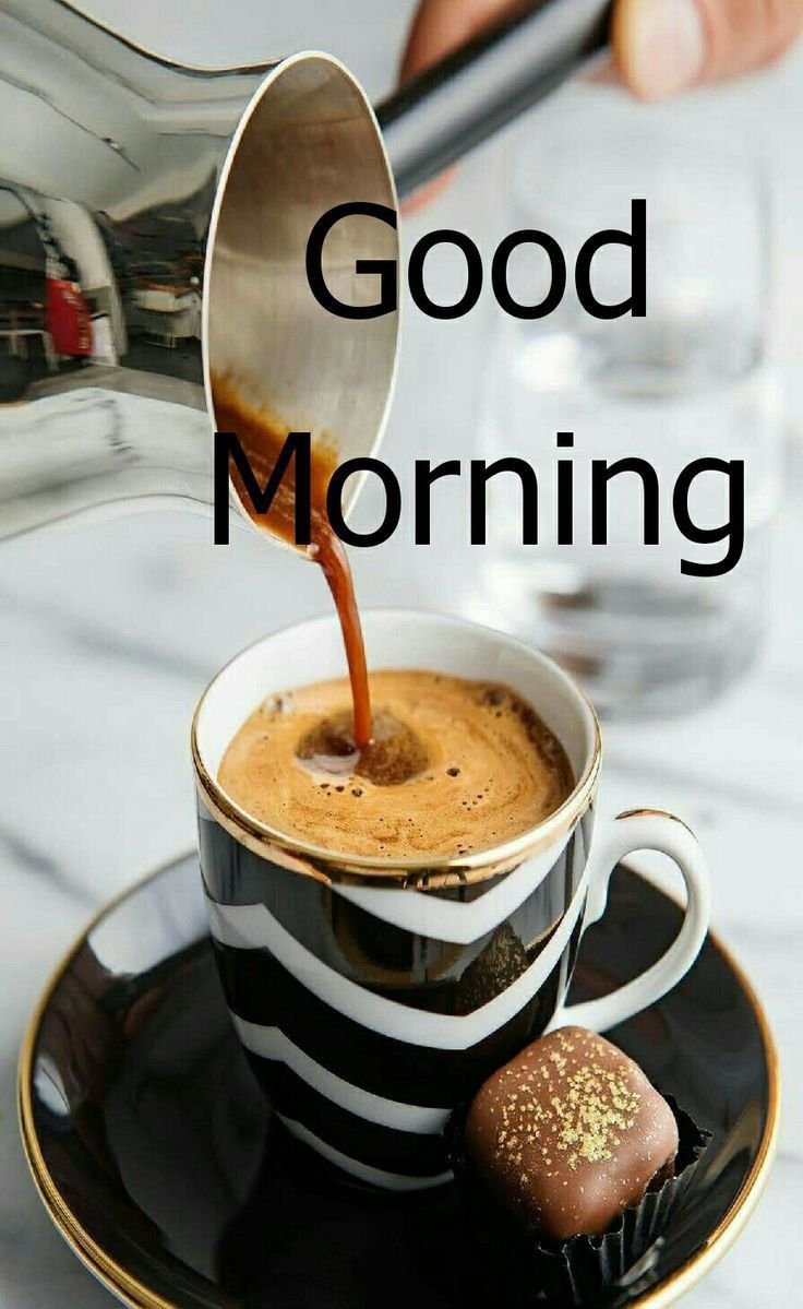 Good Morning Tea Coffee Sentense Symbol
