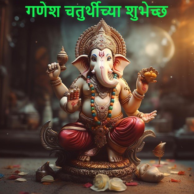 Good Morning Happy Ganesh Chaturthi 2023 Marathi Blessings Whatsapp Fresh Culture