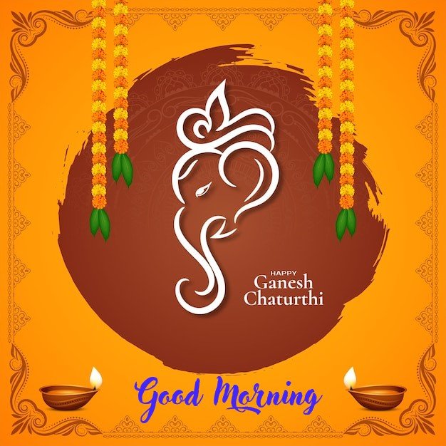Good Morning Happy Ganesh Chaturthi 2023 Wishes Whatsapp Discord Stylish