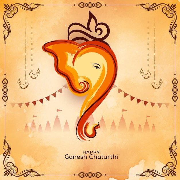 Good Morning Happy Ganesh Chaturthi 2023 Wishes Whatsapp Shubh Diwas Image