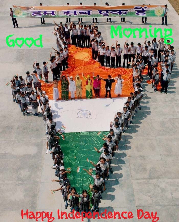 Good Morning Happy Independence Day Status 4K