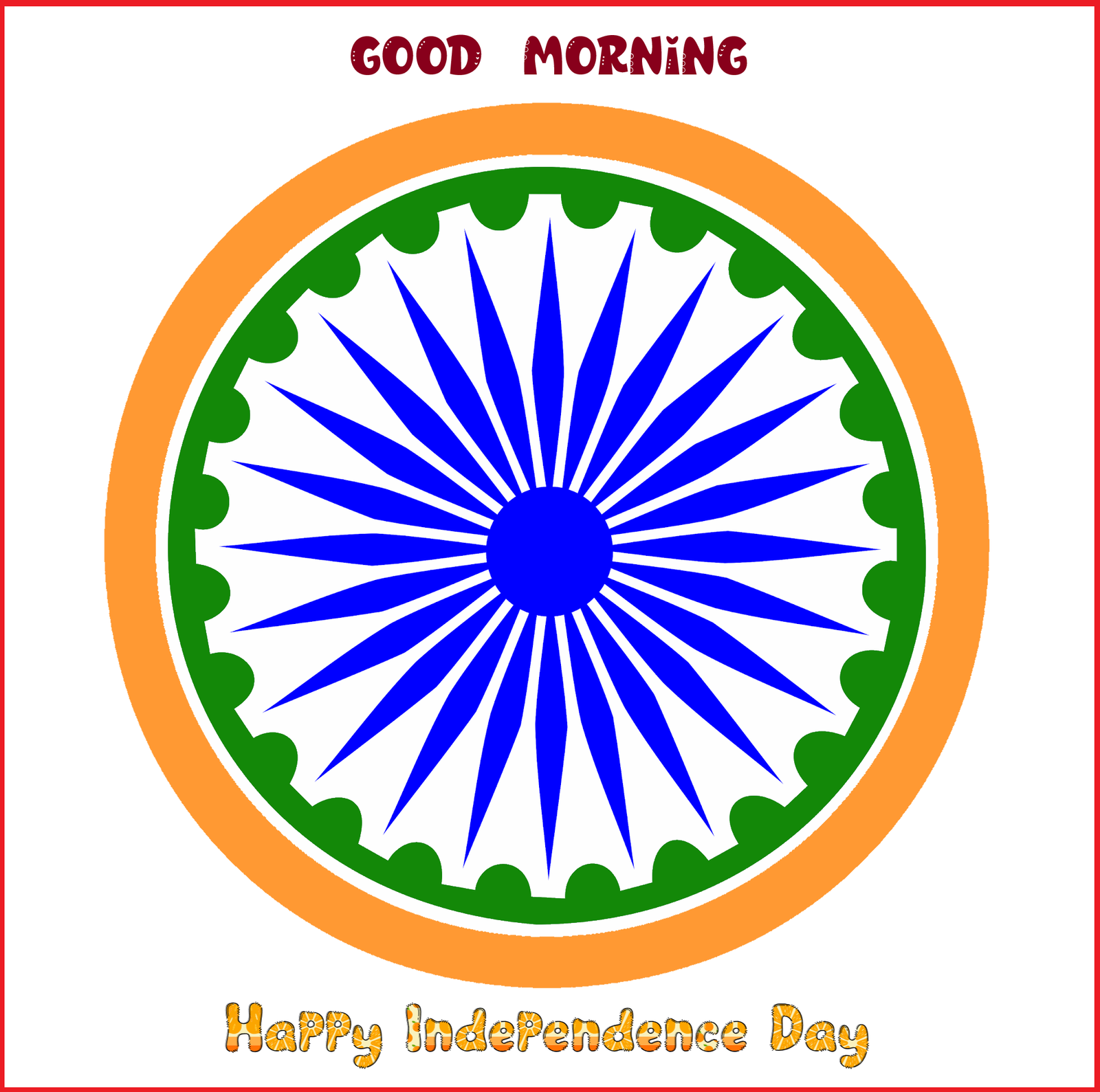 Good Morning Happy Independence Day Stunning 4K