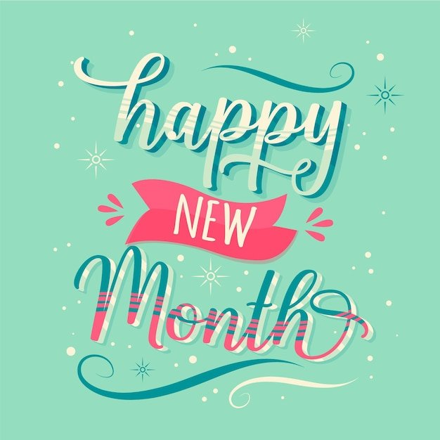 Good Morning Happy New Month 2023 Wishes Whatsapp 4K Attractive