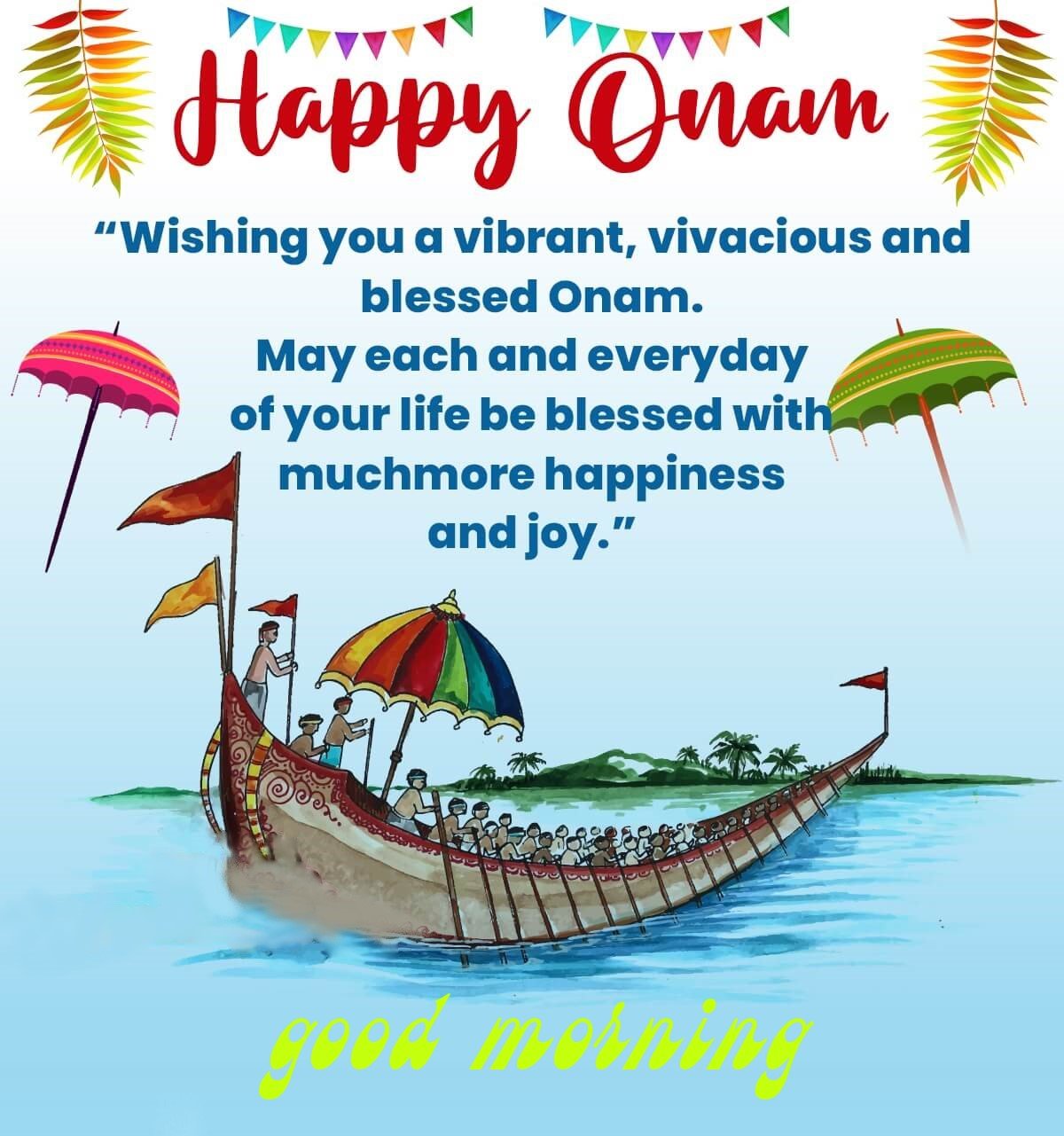 Good Morning Happy Onam Wishes Whatsapp Shiva Top