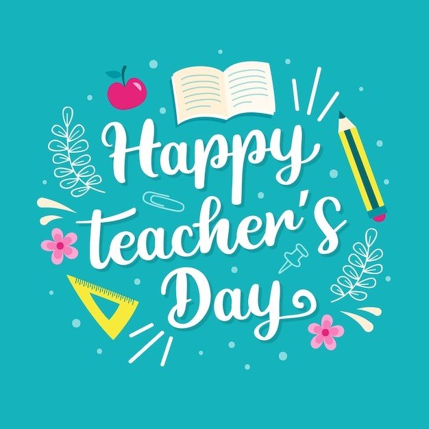 Good Morning Happy Teacher's Day 2023 Wishes Whatsapp Blissful Sign