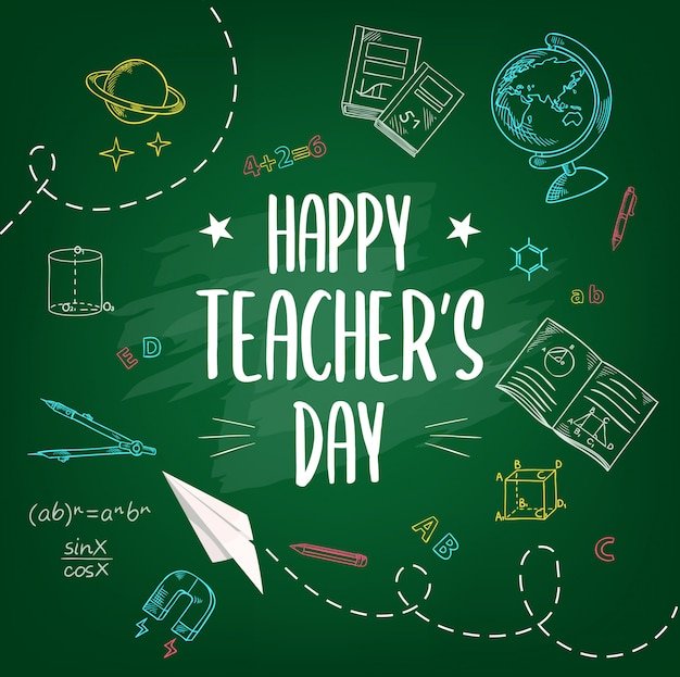 Good Morning Happy Teacher's Day 2023 Wishes Whatsapp Design Foto
