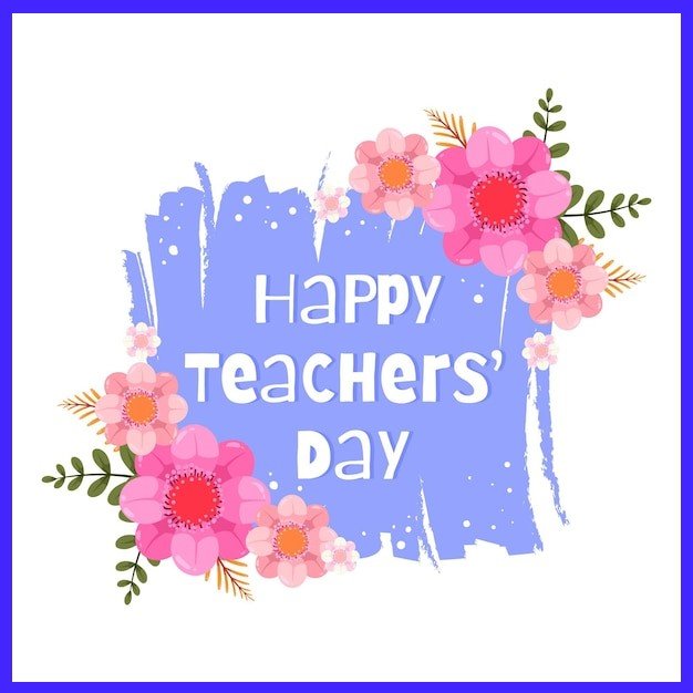 Good Morning Happy Teacher's Day 2023 Wishes Whatsapp Design Lovely