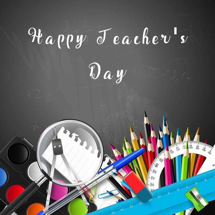 Good Morning Happy Teacher's Day Wishes Whatsapp E-Cards Facebook