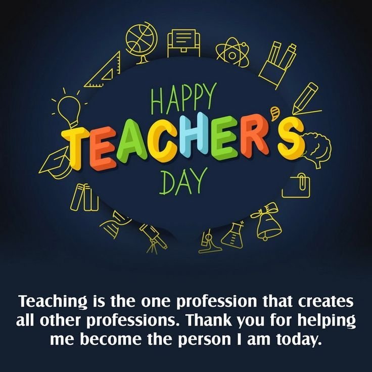 Good Morning Happy Teacher's Day Wishes Whatsapp Famous Unique