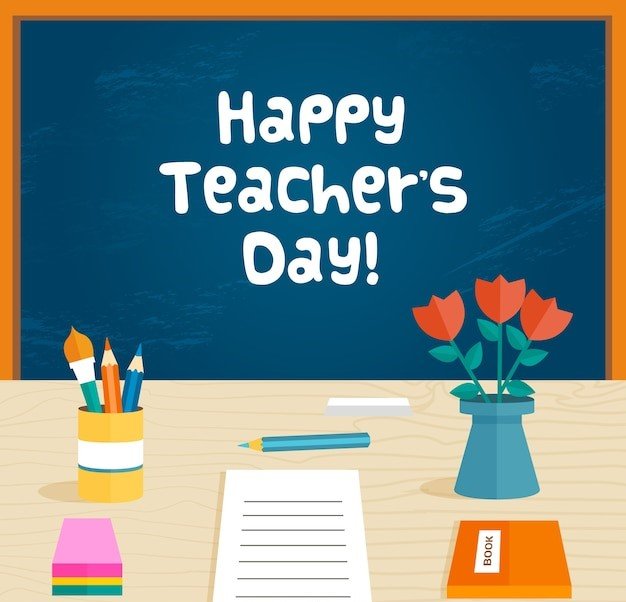 Good Morning Happy Teacher's Day Wishes Whatsapp Sign Happy