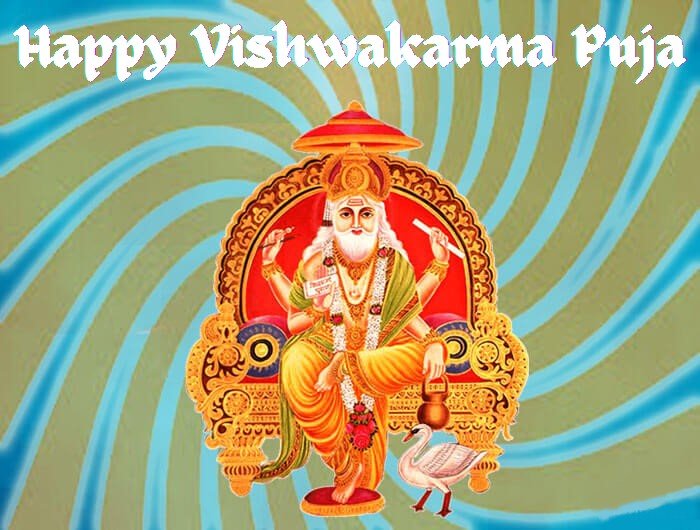 Good Morning Vishwakarma Puja Day 2023 Wishes Whatsapp New No Logo