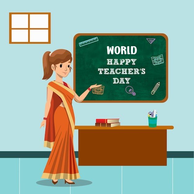 Good Morning World Teacher's Day 2023 Wishes Whatsapp Fresh Download