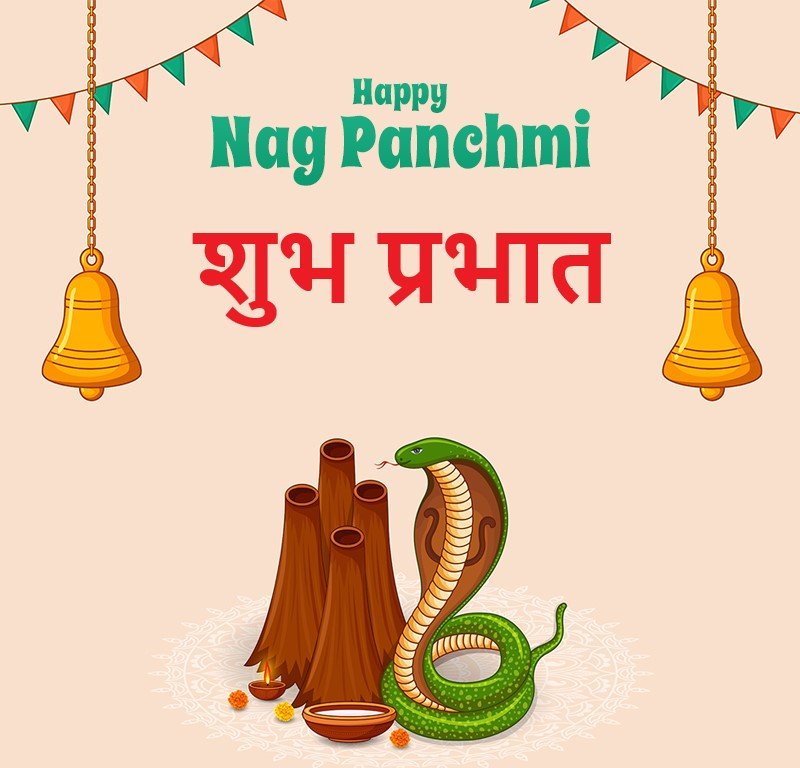 Shubh Prabhat Happy Nag Panchami Wishes Whatsapp Shiva Eye-Catching