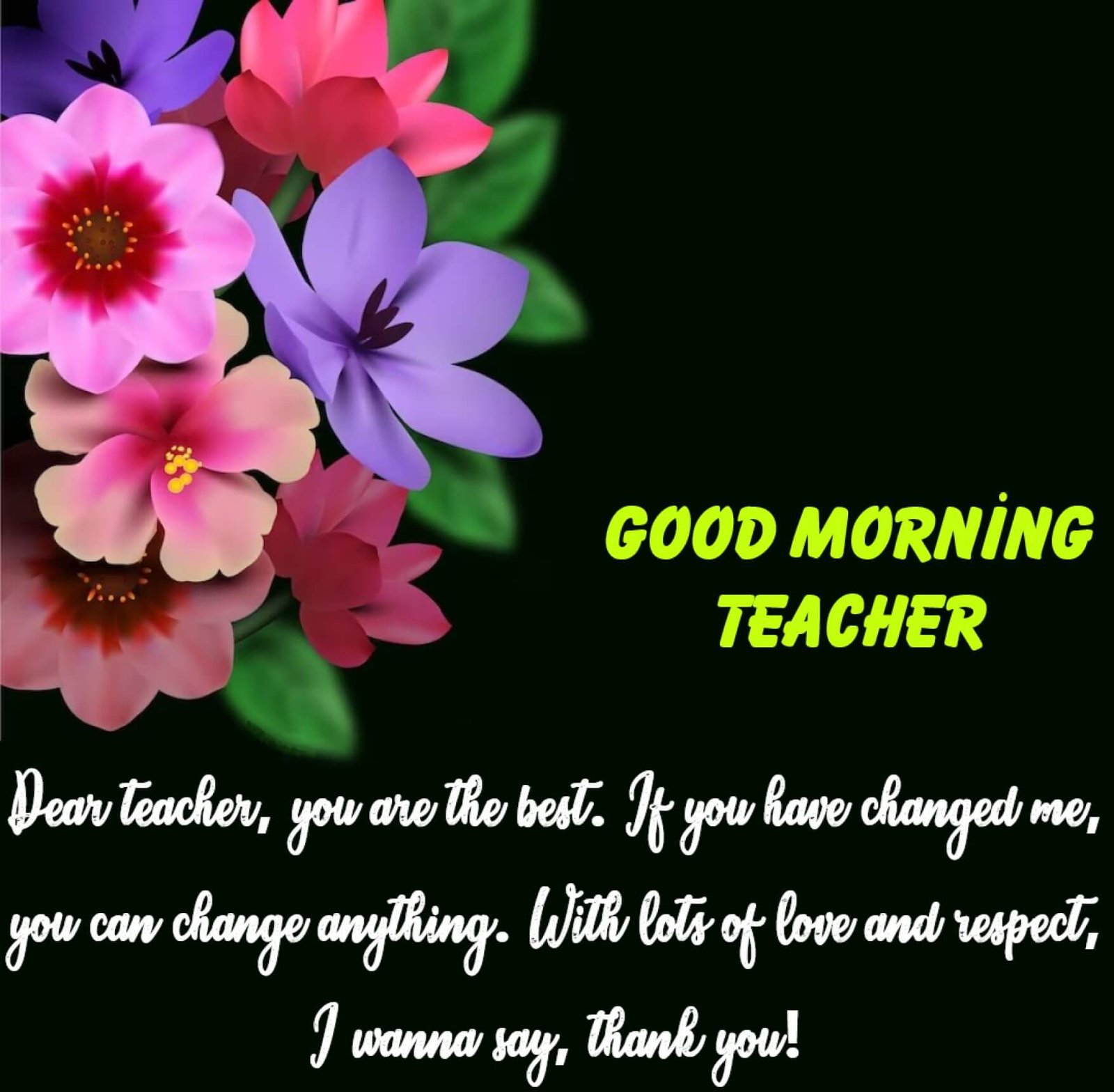 New Style Good Morning Teacher Quotes 2023 Images Whatsapp Facebook Original