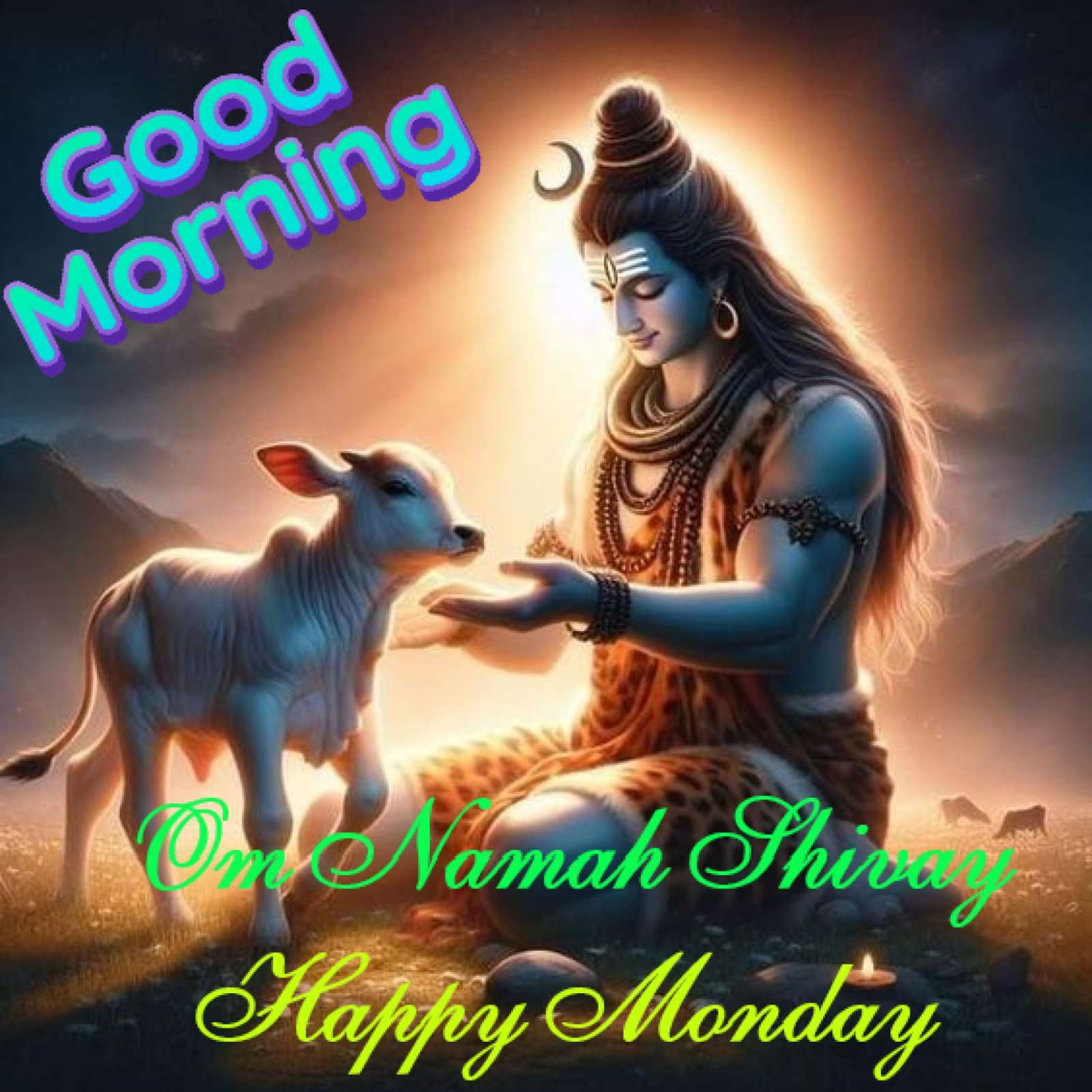 New Style Good Morning High Quality Om Namah Shivay Happy Monday Shubh Somwar Quotes 2024 Images Whatsapp Interesting Happy