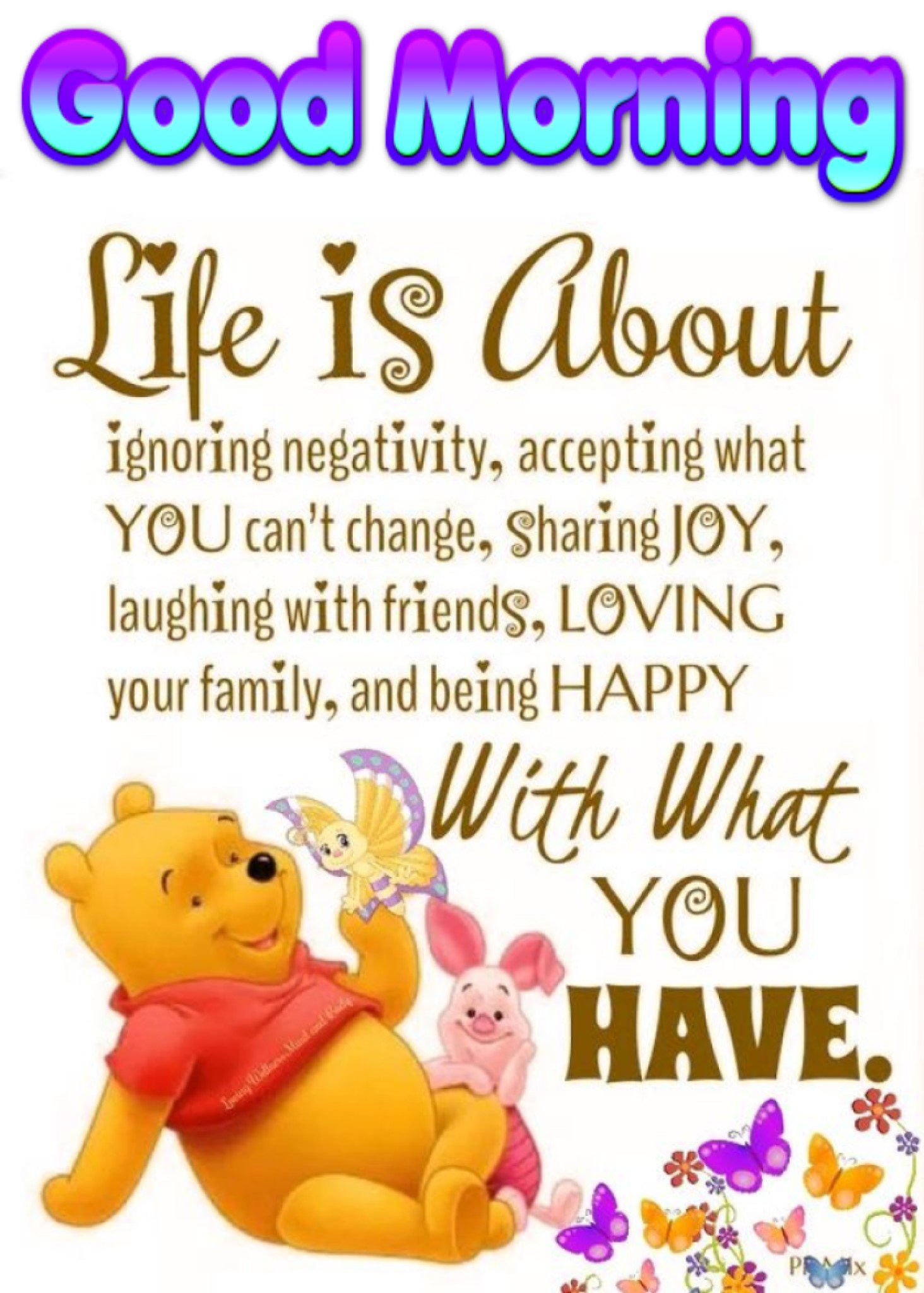 New Style Good Morning High Quality Winnie The Pooh Teddy Bear Cartoon Quotes 2024 Images Whatsapp Greetings Heart-Touching